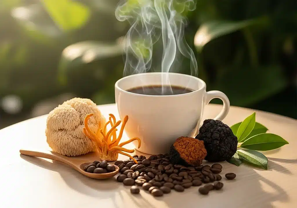 Test & Avis : Brainstoorm Coffee Mushngo – le café adaptogène au goût authentique et à l’extraction CO₂ bio 4 Le nouveau Brainstoorm Coffee pour les amateurs de café exigeants et curieux des bienfaits des champignons.