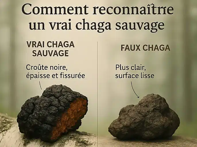 Où acheter du chaga sauvage en France ? Guide complet 3 Le vrai Chaga se récolte manuellement sur bouleau vivant