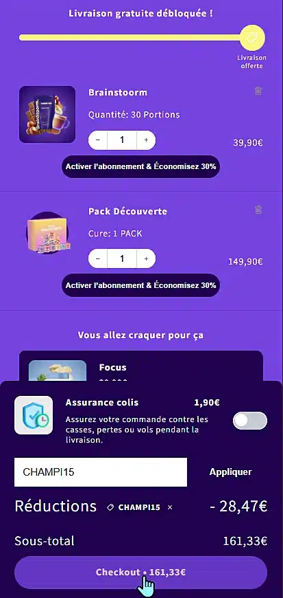 Code promo actif sur le site Mushngo