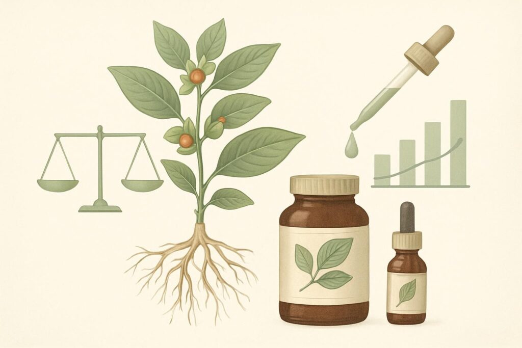 Découvrez le guide complet 2025 pour un dosage optimal de l'ashwagandha, ses bienfaits, recommandations et conseils pour une utilisation sûre et efficace.