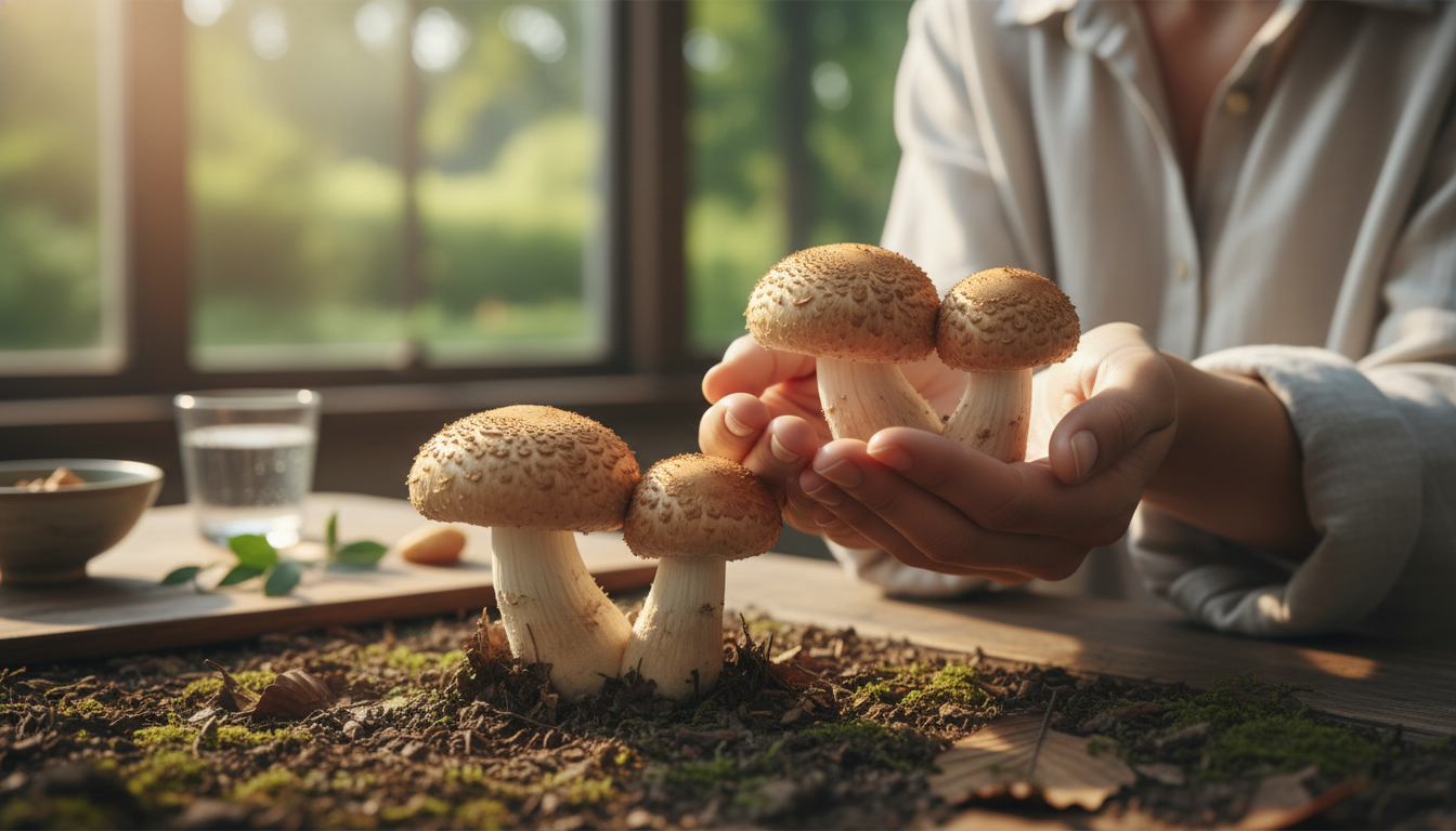 L'agaricus blazei, ou champignon du soleil : bienfaits et usages 3 découvrez les bienfaits et les usages de l'agaricus blazei, également connu sous le nom de champignon du soleil, reconnu pour ses propriétés bénéfiques sur la santé.