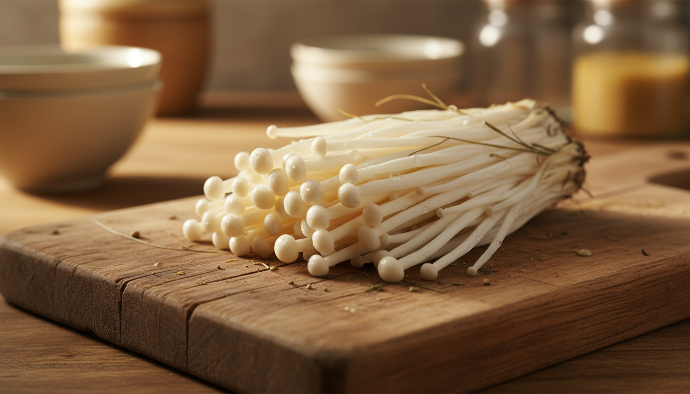 Tout savoir sur l'enokitake, le champignon d'hiver aux multiples bienfaits 3 découvrez l'enokitake, ce champignon d'hiver aux nombreux bienfaits pour la santé. apprenez tout sur ses propriétés, ses utilisations culinaires et ses vertus nutritionnelles.