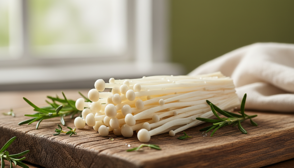 Tout savoir sur l'enokitake, le champignon d'hiver aux multiples bienfaits 1 découvrez l'enokitake, le champignon d'hiver aux nombreux bienfaits pour la santé. apprenez à le reconnaître, ses propriétés nutritionnelles et comment l'intégrer dans vos recettes.