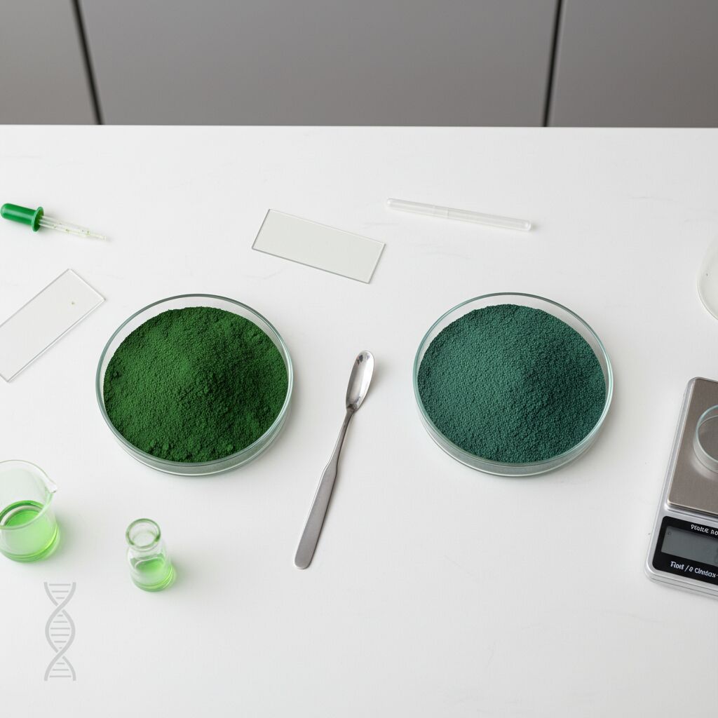 Chlorella et spiruline : comparaison des différences et bienfaits 9 Découvrez les différences et bienfaits de la chlorella et de la spiruline, deux super-aliments aux vertus nutritionnelles exceptionnelles.