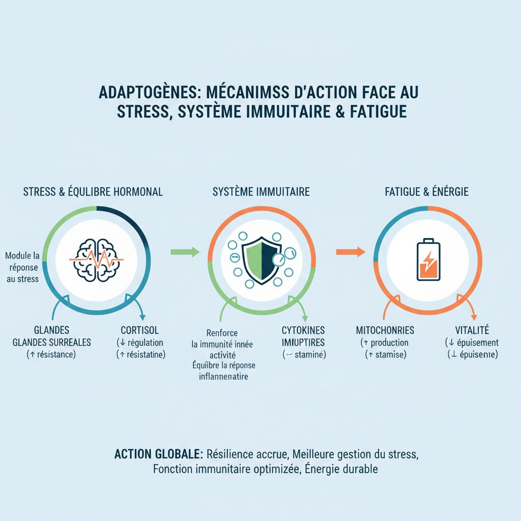 Les adaptogènes : définition, utilisation et bienfaits 4 Découvrez les adaptogènes : leur définition, leurs utilisations variées et les bienfaits qu'ils apportent pour votre santé et votre bien-être au quotidien.
